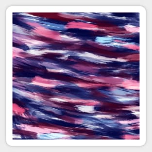 Abstract Brushstrokes Two Sticker